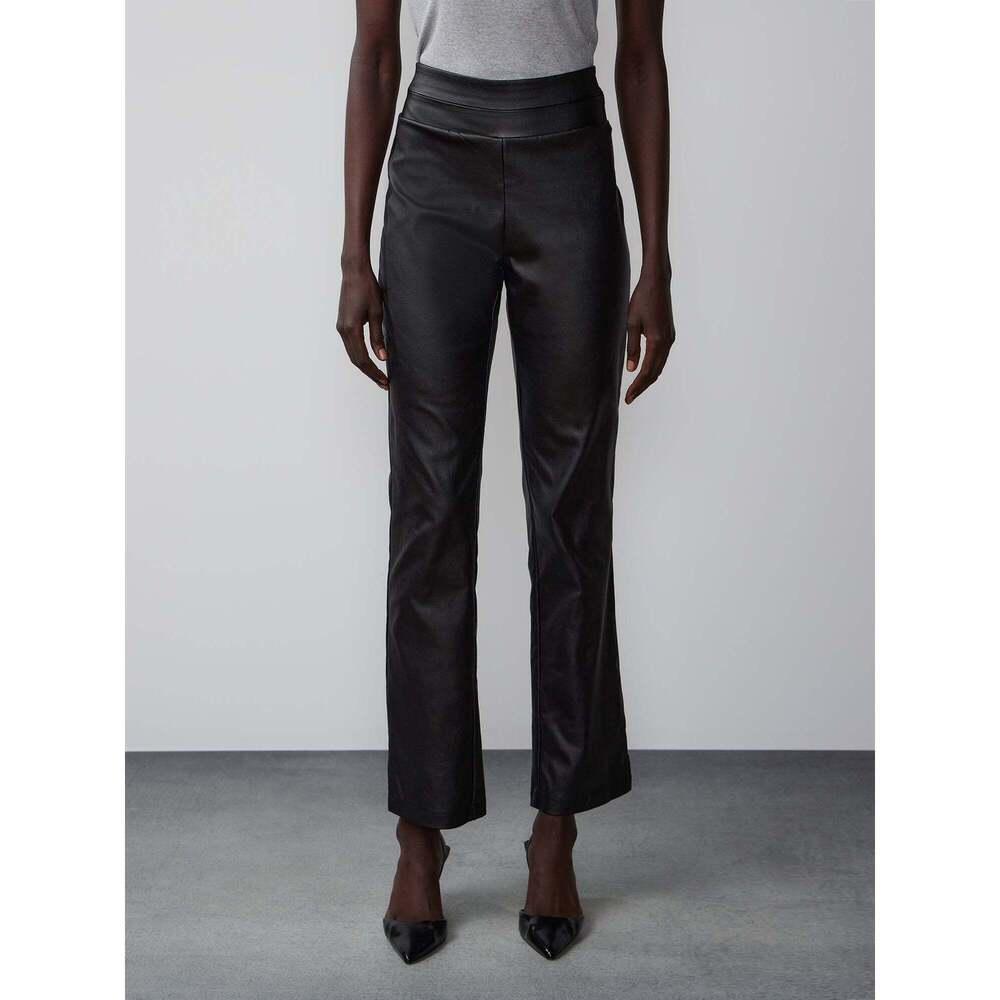 New York & Company High Rise Coated Whitney Side Slit Pants Size XXLARGEXXLARGE